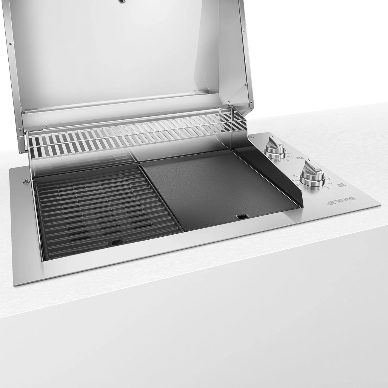 Smeg 90 cm built in electric barbecue (BBQE90XAU) - Image 4