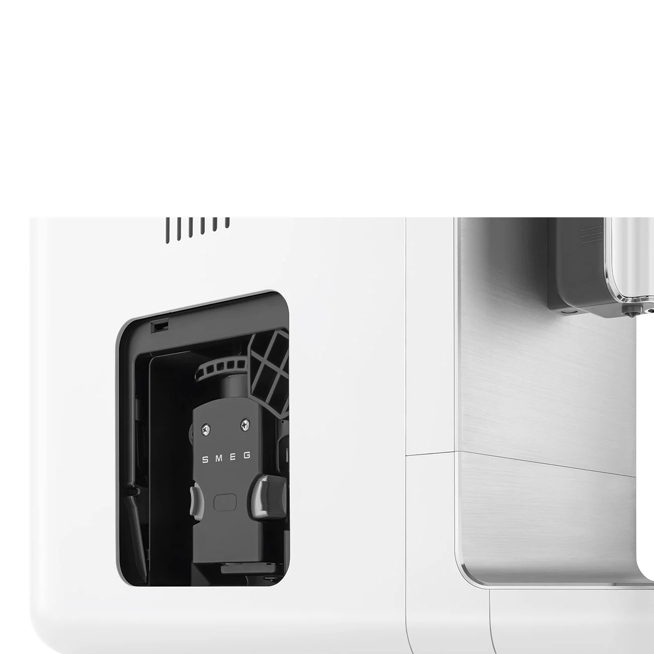 Bean To Cup Automatic Coffee Machine with Frothing Wand - Matte White (BCC12WHMAU) - Image 6