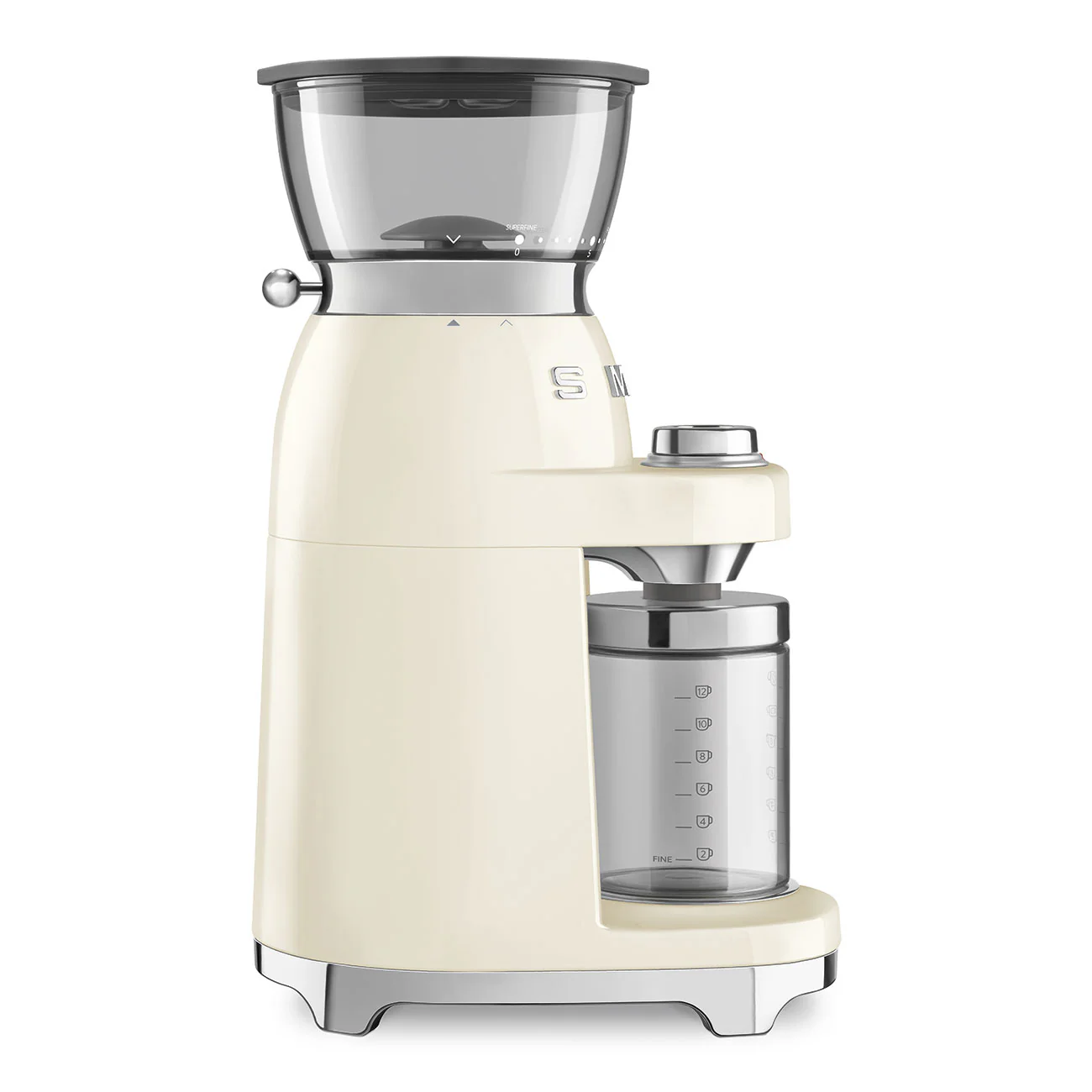 50's Style Coffee Grinder - Cream (CGF03CRAU) - Image 3