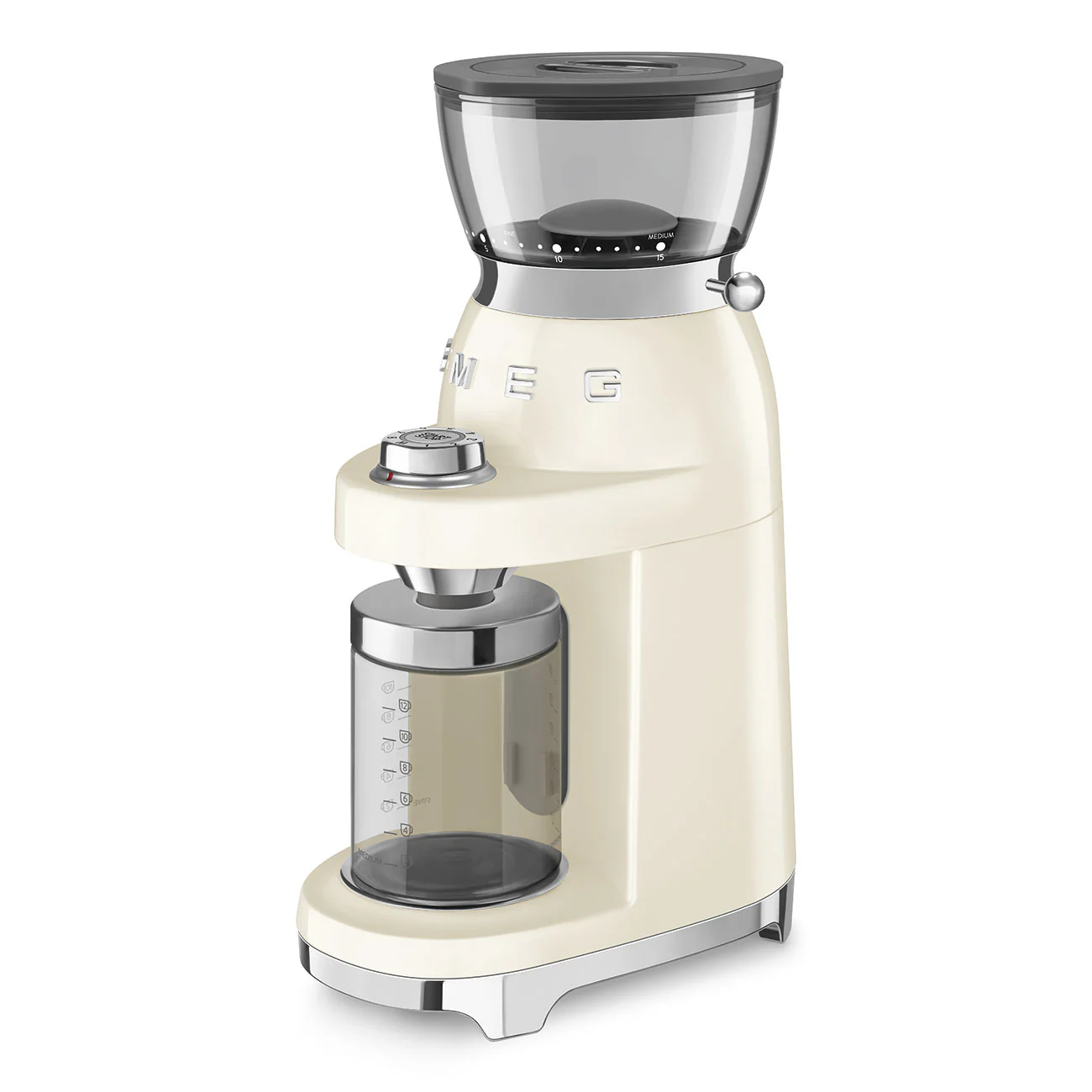 50's Style Coffee Grinder - Cream (CGF03CRAU) - Image 4