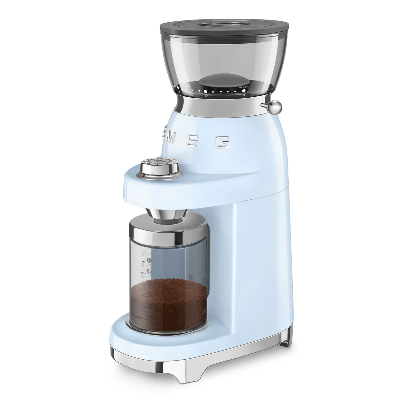 50's Style Coffee Grinder - Pastel Blue (CGF03PBAU) - Image 8