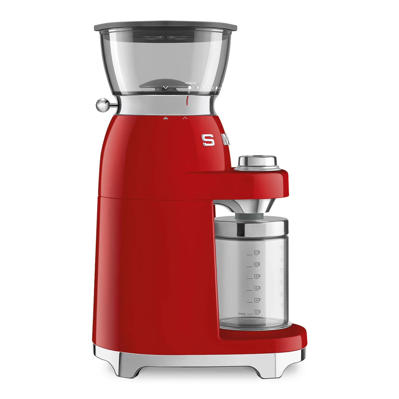50's Style Coffee Grinder - Red (CGF03RDAU) - Image 3