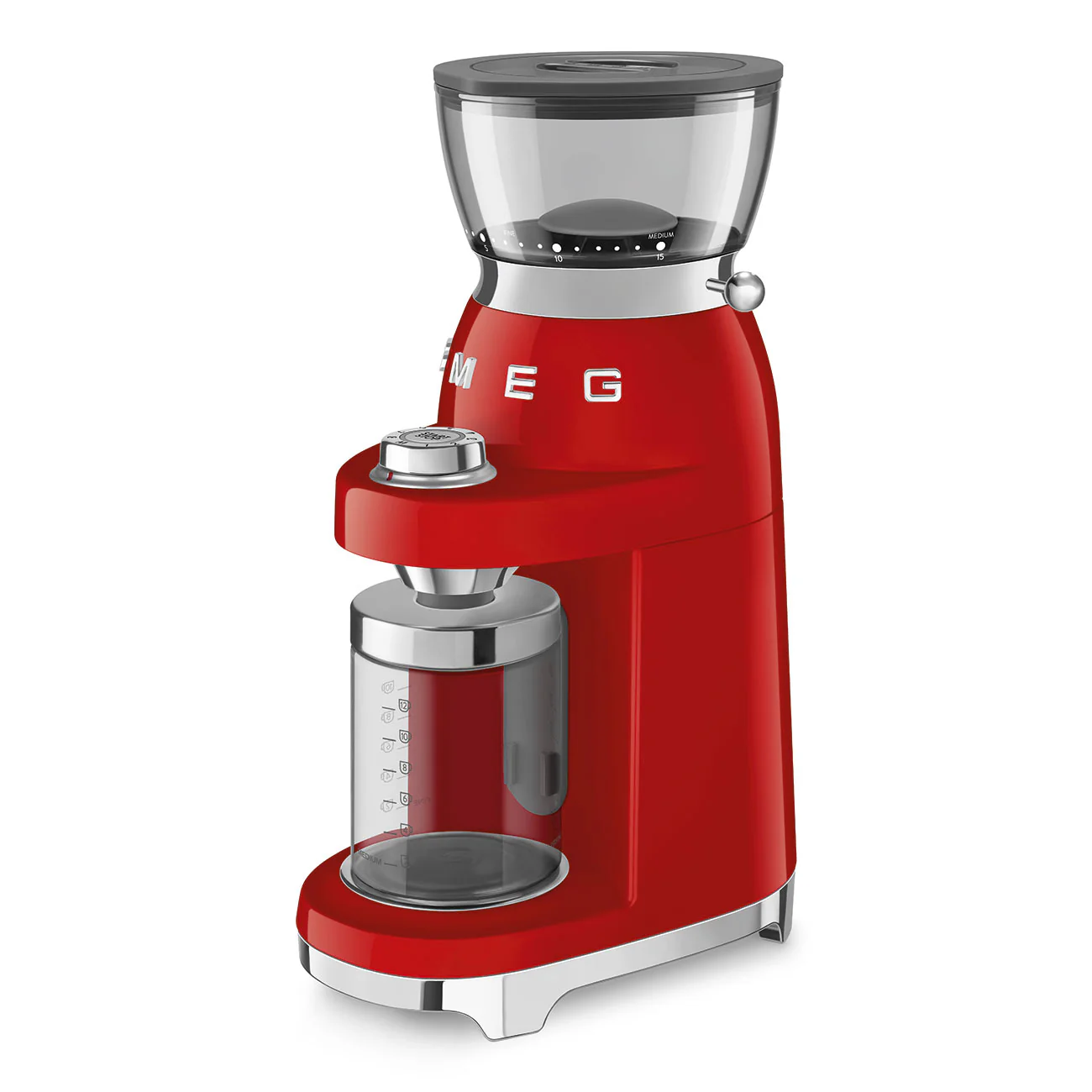 50's Style Coffee Grinder - Red (CGF03RDAU) - Image 4