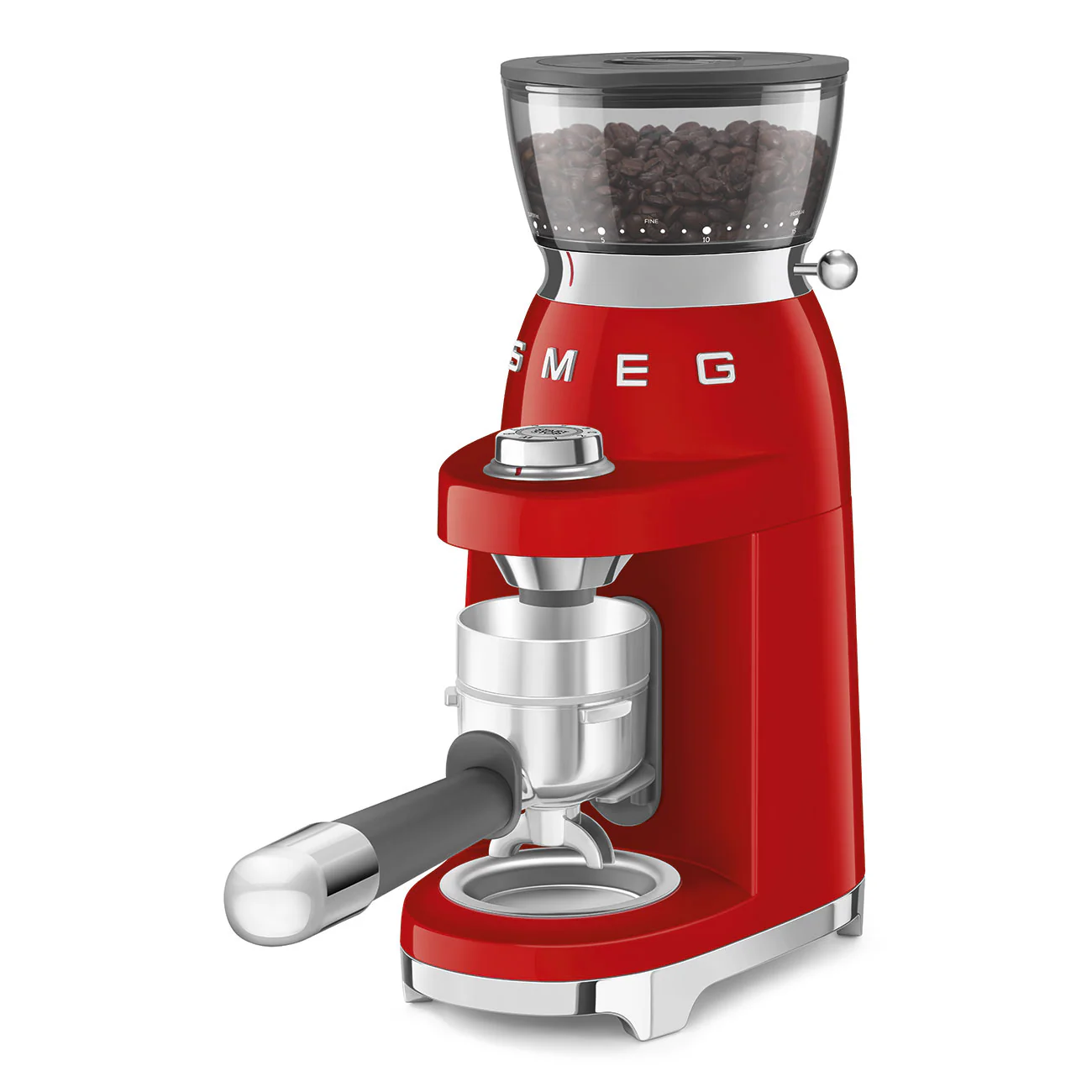 50's Style Coffee Grinder - Red (CGF03RDAU) - Image 5