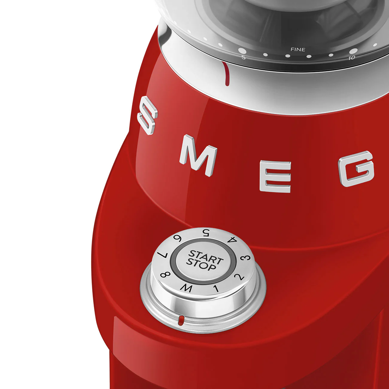 50's Style Coffee Grinder - Red (CGF03RDAU) - Image 6