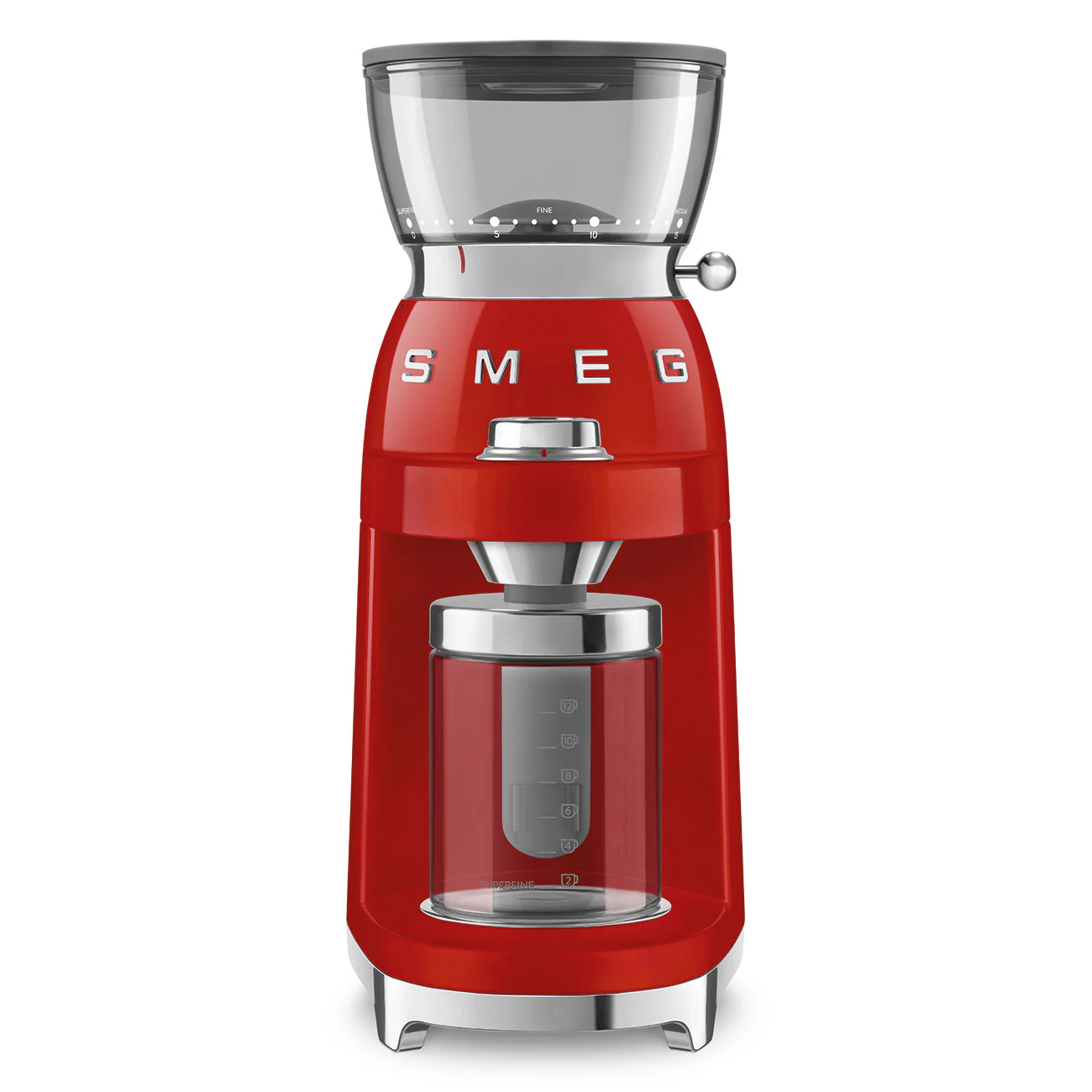 50's Style Coffee Grinder - Red (CGF03RDAU) - Image 7