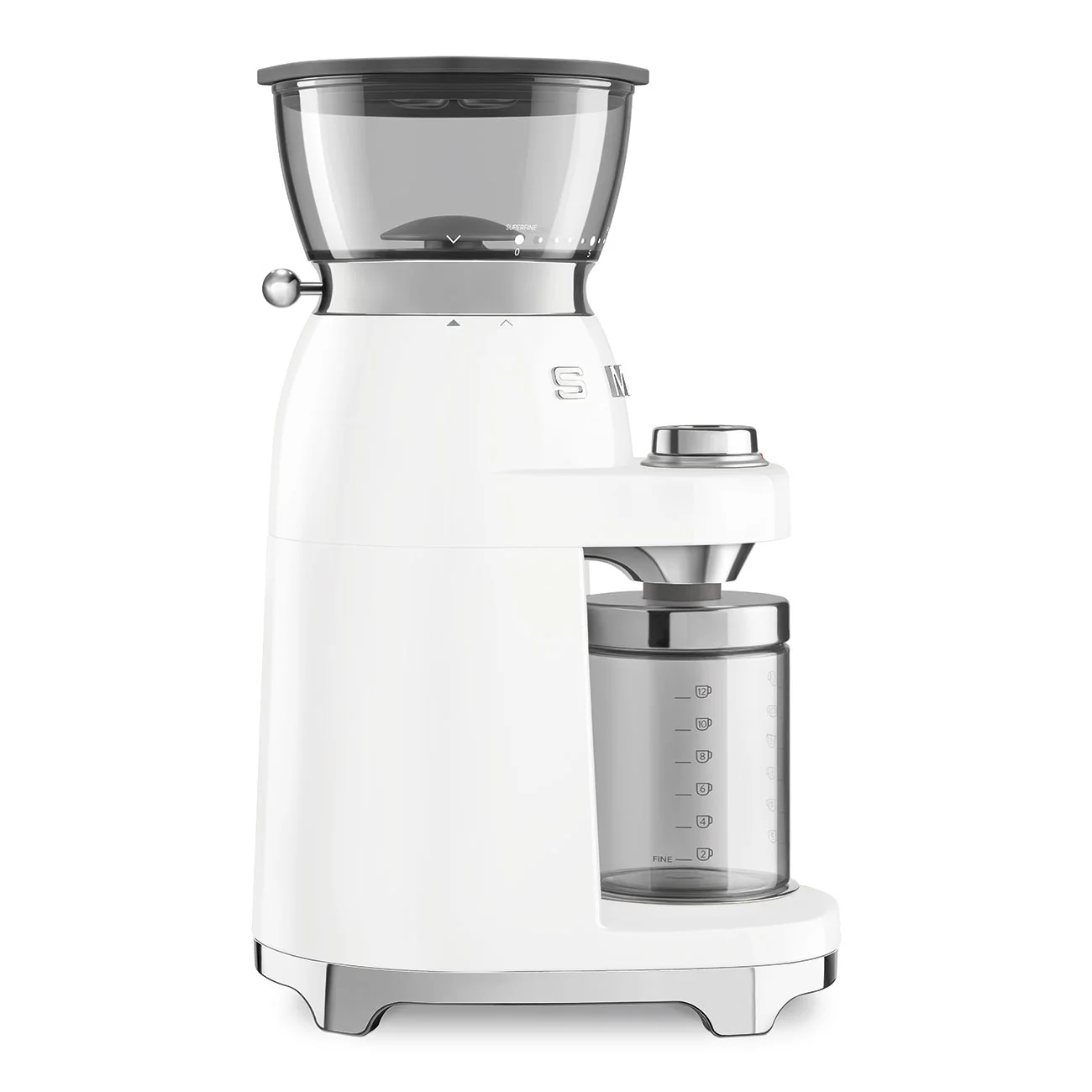 50's Style Coffee Grinder - White (CGF03WHAU) - Image 3
