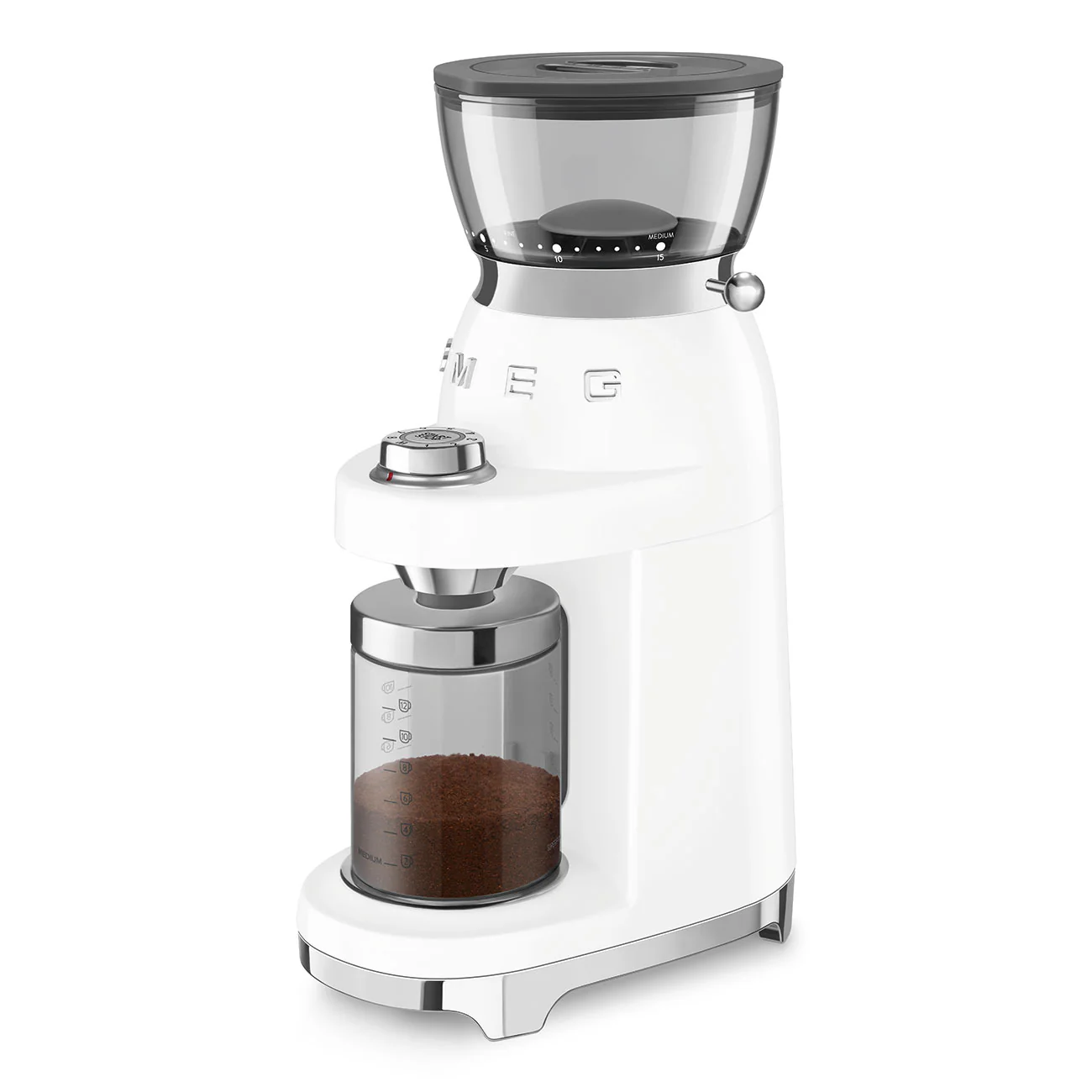 50's Style Coffee Grinder - White (CGF03WHAU) - Image 8