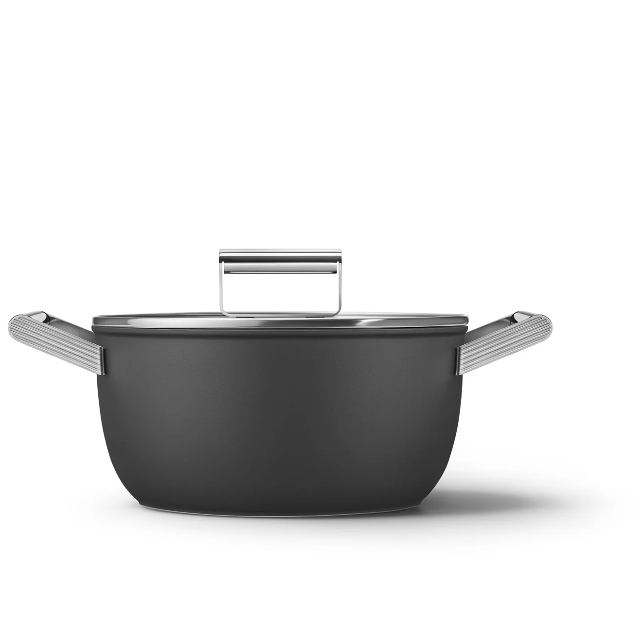 24cm Casserole Pot with Lid - Black (CKFC2411BLM) - Image 3
