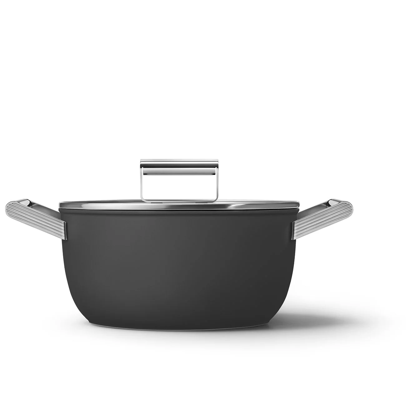 24cm Casserole Pot with Lid - Black (CKFC2411BLM) - Image 6