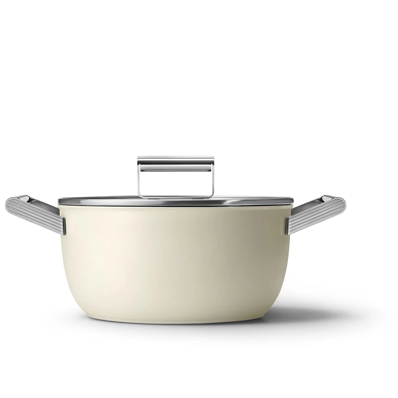 24cm Casserole Pot with Lid - Cream (CKFC2411CRM)