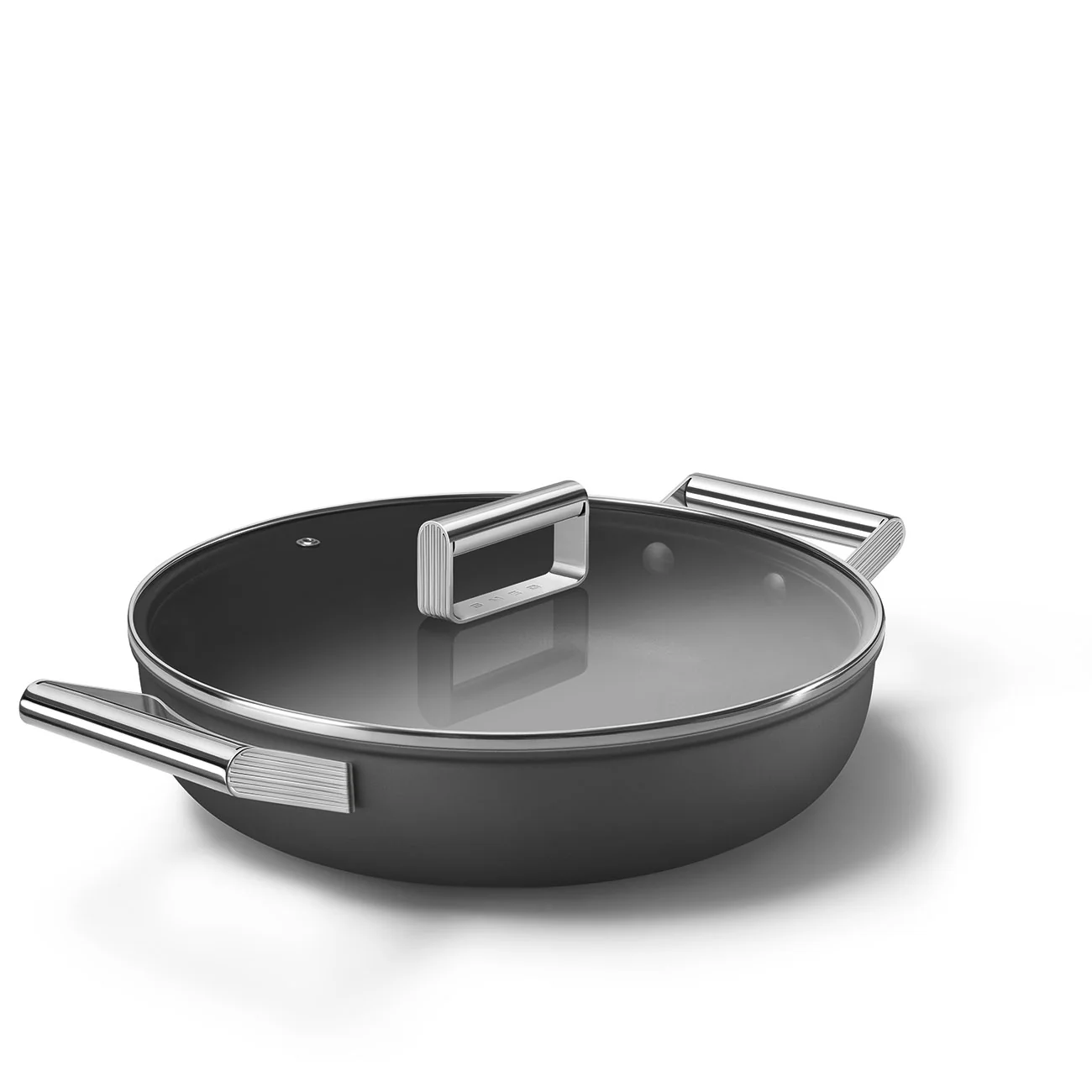 28cm Deep Pan with Lid - Black (CKFD2811BLM) - Image 2