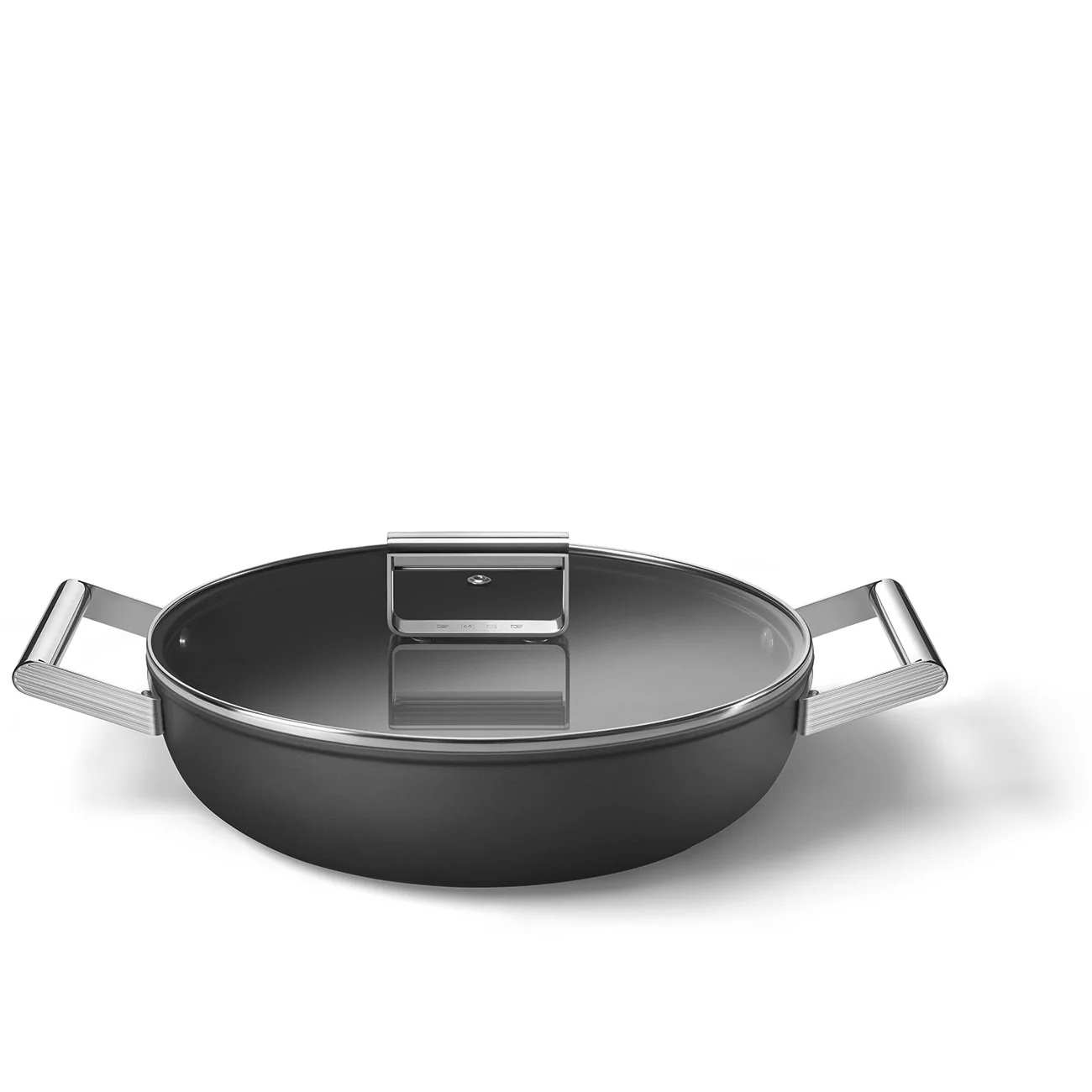 28cm Deep Pan with Lid - Black (CKFD2811BLM) - Image 4