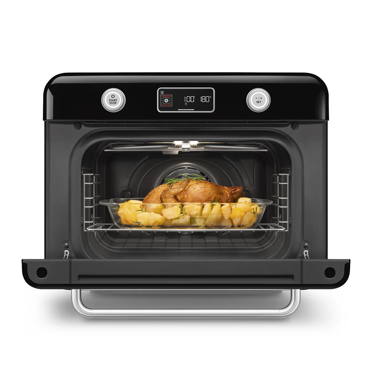 50's Style Benchtop Combi-Steam Oven - Black (COF01BLAU) - Image 12