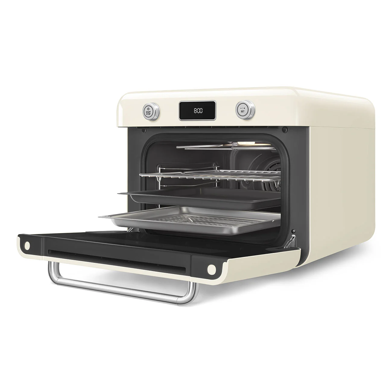 50's Style Benchtop Combi-Steam Oven - Cream (COF01CRAU) - Image 4