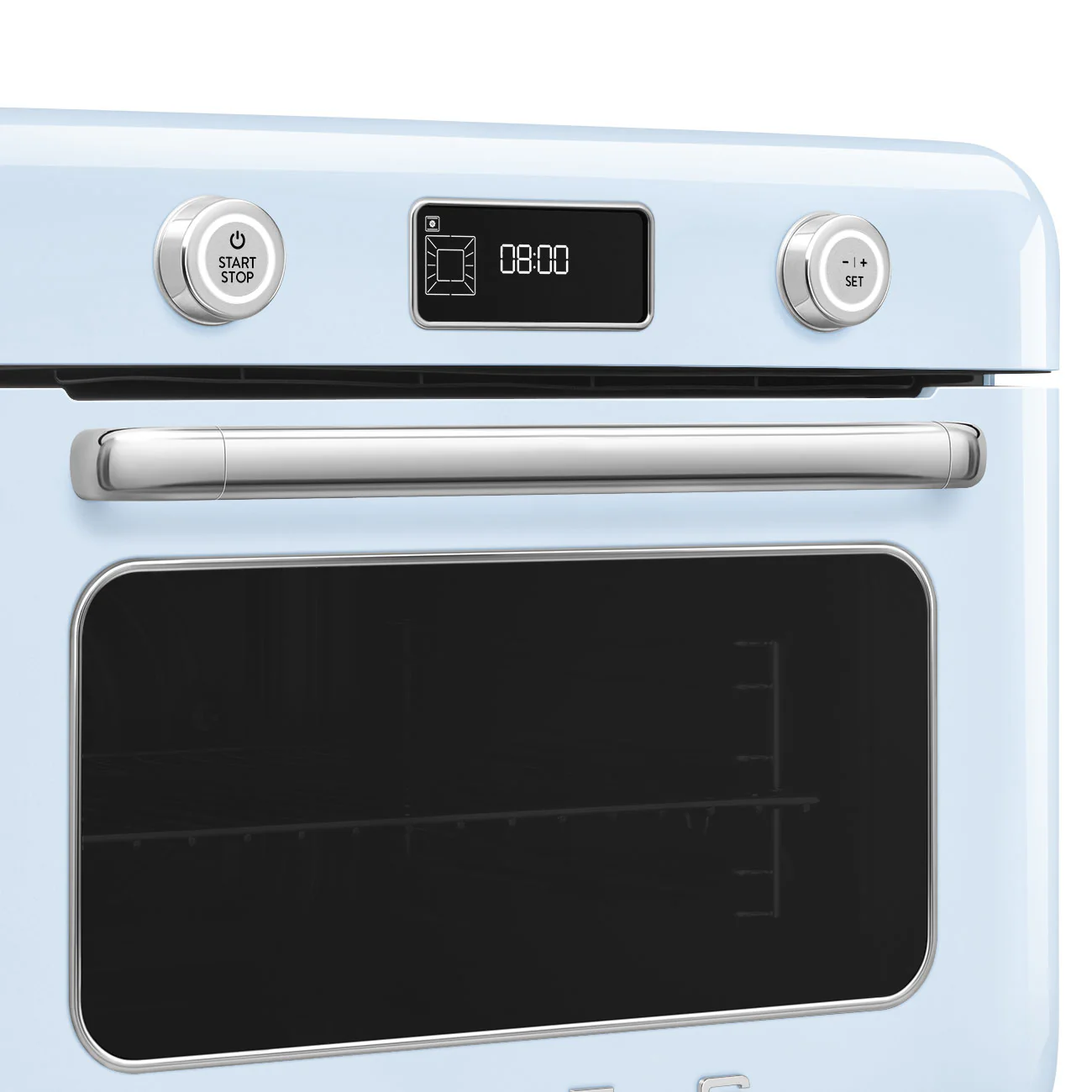 50's Style Benchtop Combi-Steam Oven - Pastel Blue (COF01PBAU) - Image 4