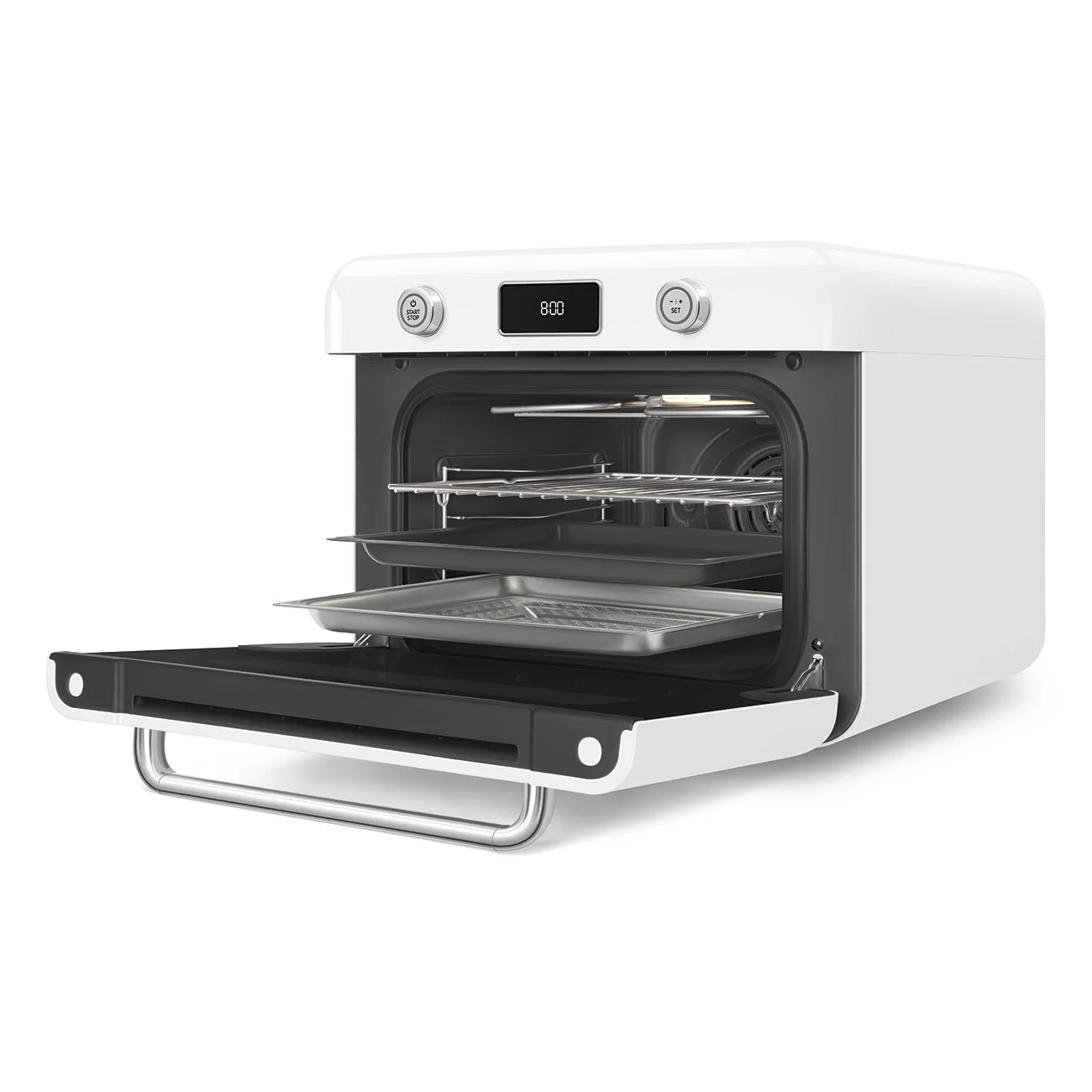 50's Style Benchtop Combi-Steam Oven - White (COF01WHAU) - Image 10