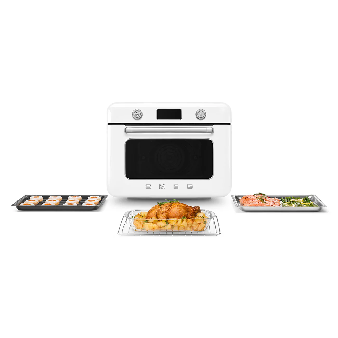 50's Style Benchtop Combi-Steam Oven - White (COF01WHAU) - Image 16