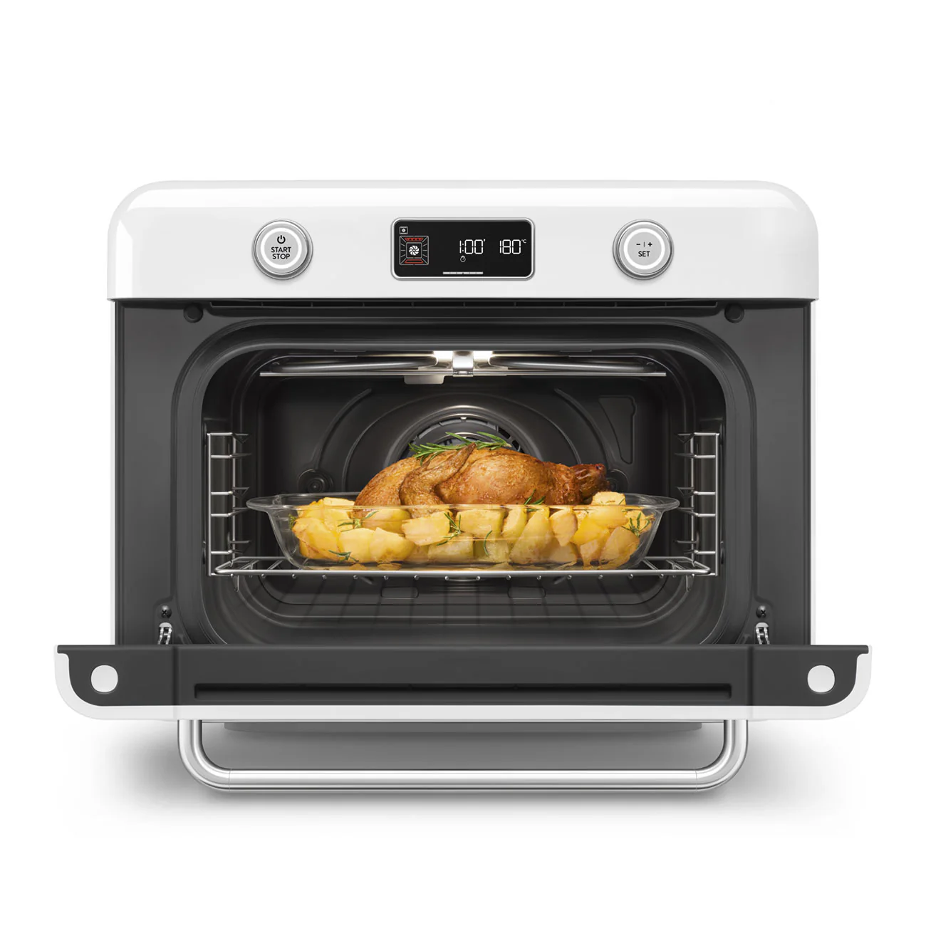 50's Style Benchtop Combi-Steam Oven - White (COF01WHAU) - Image 6