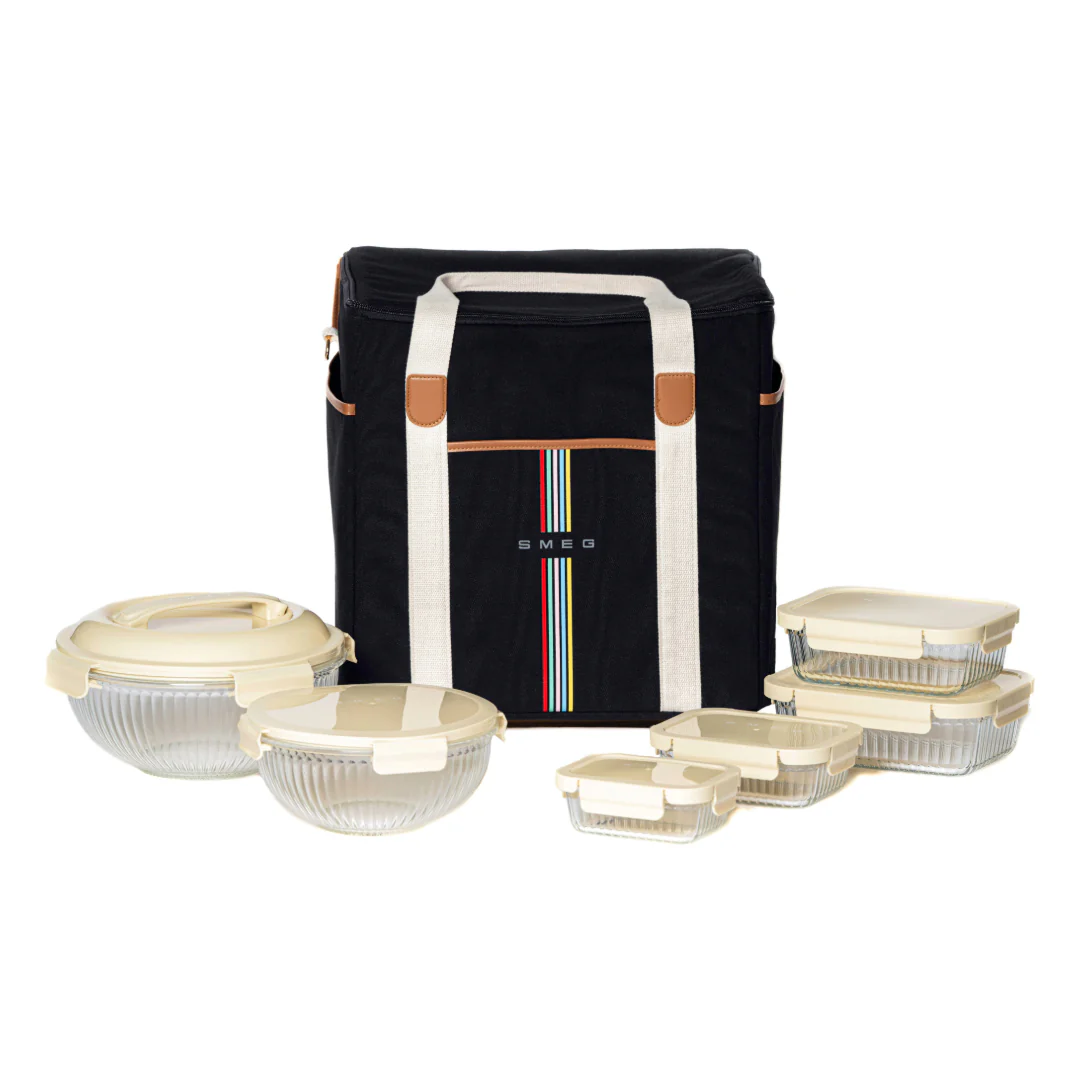 Smeg Deluxe Cooler Bag and 6pc Glass Container Set with Lids (COOLERBAGPACK) - Image 6