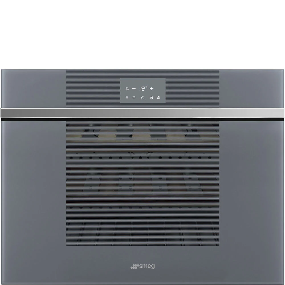 45cm Linea Wine Cellar (18 Bottle) Left Hand Hinge - Silver (CVIA118LS2) - Image 2