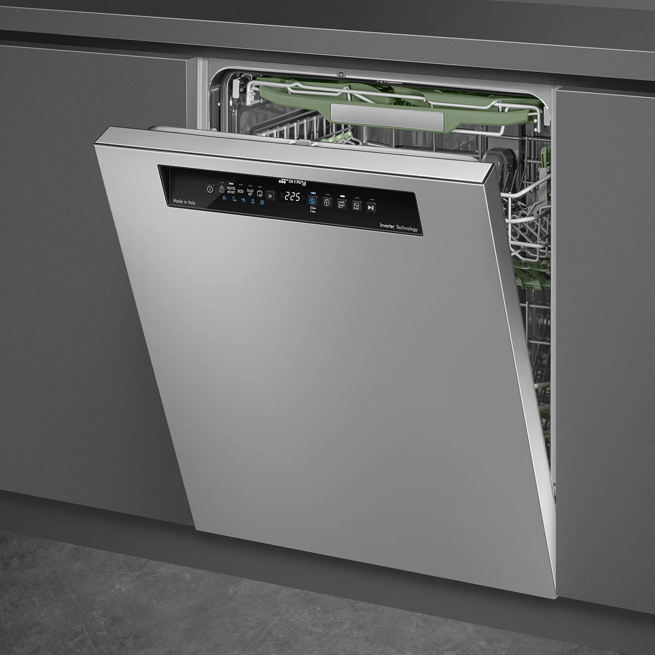 60cm Diamond Underbench Dishwasher - Stainless Steel (DAU6335DX4) - Image 3