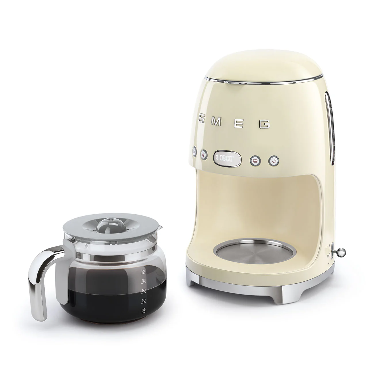 50's Style Drip Filter Coffee Machine - Cream (DCF02CRAU) - Image 11