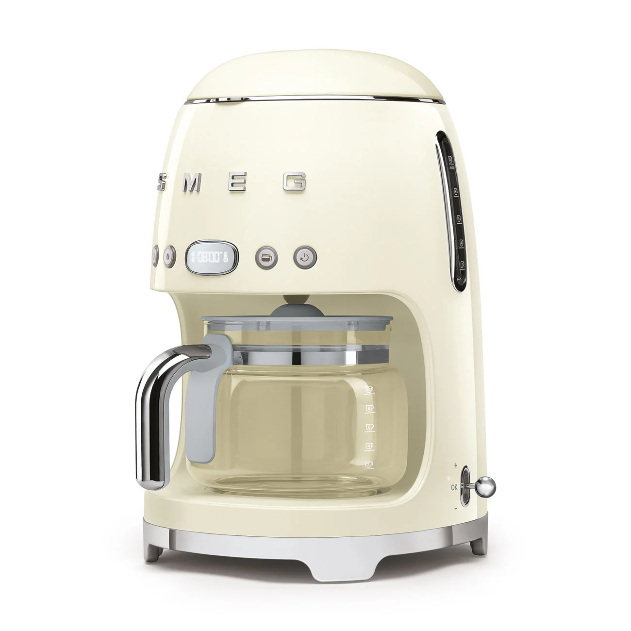 50's Style Drip Filter Coffee Machine - Cream (DCF02CRAU) - Image 3
