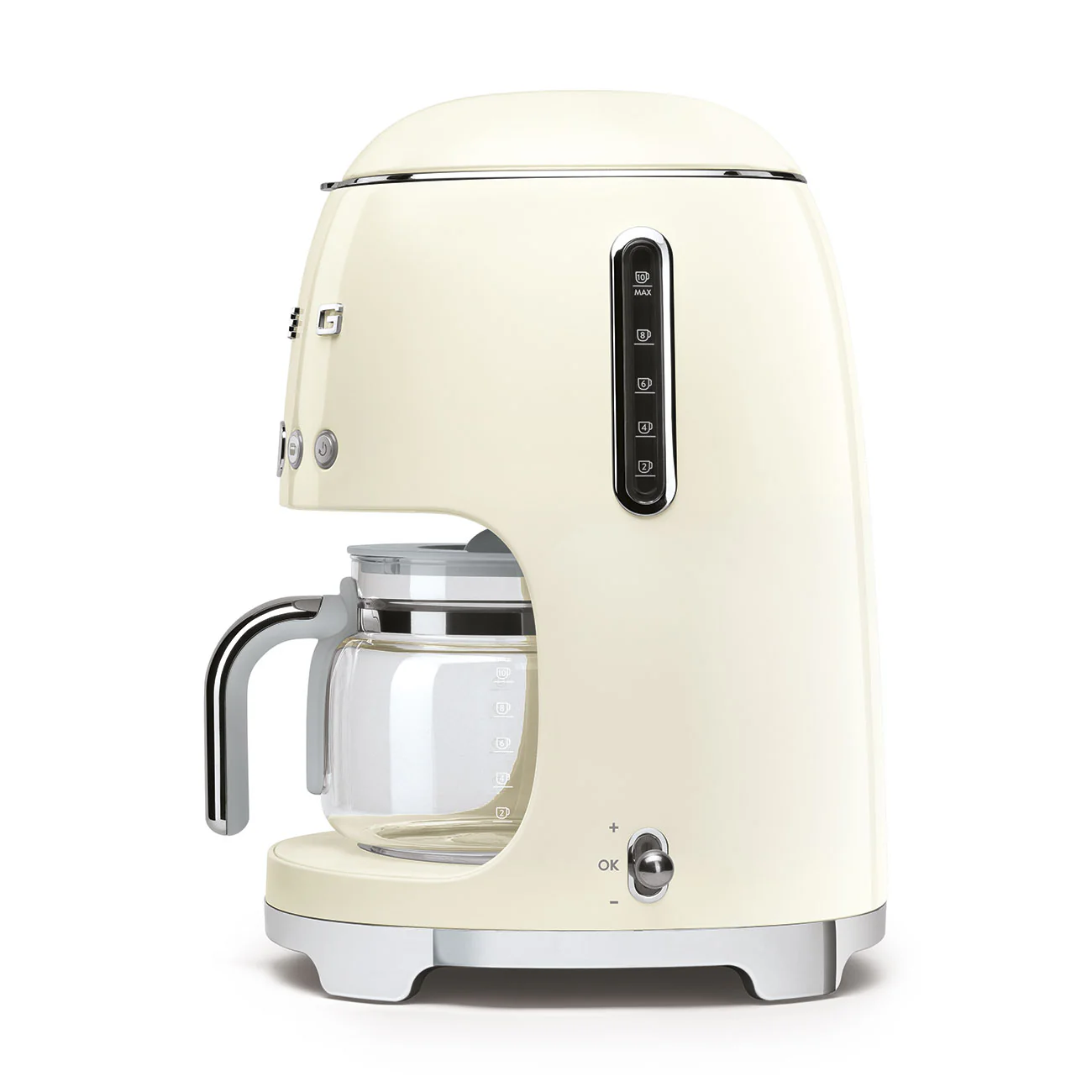 50's Style Drip Filter Coffee Machine - Cream (DCF02CRAU) - Image 4
