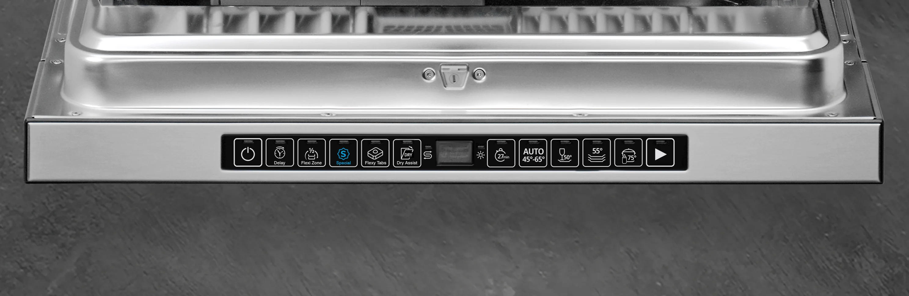 60cm Diamond Underbench Tall Dishwasher - Stainless Steel (DWAU6D15XT3) - Image 6