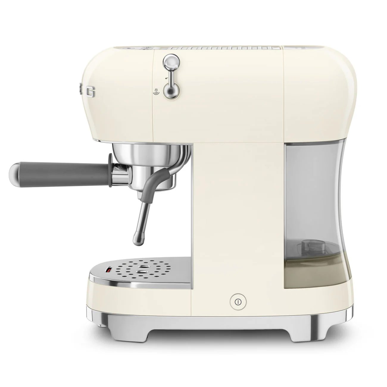 50's Style Espresso Coffee Machine - Cream (ECF02CRAU) - Image 4