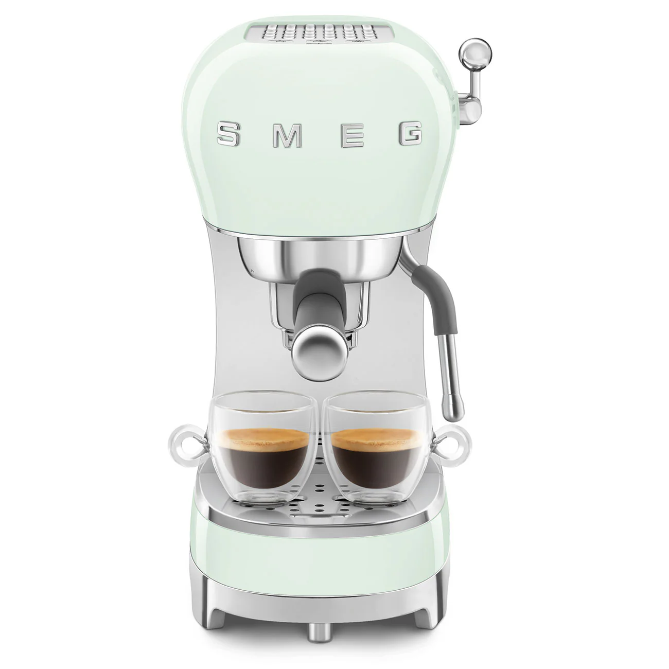 50's Style Espresso Coffee Machine - Pastel Green (ECF02PGAU) - Image 3
