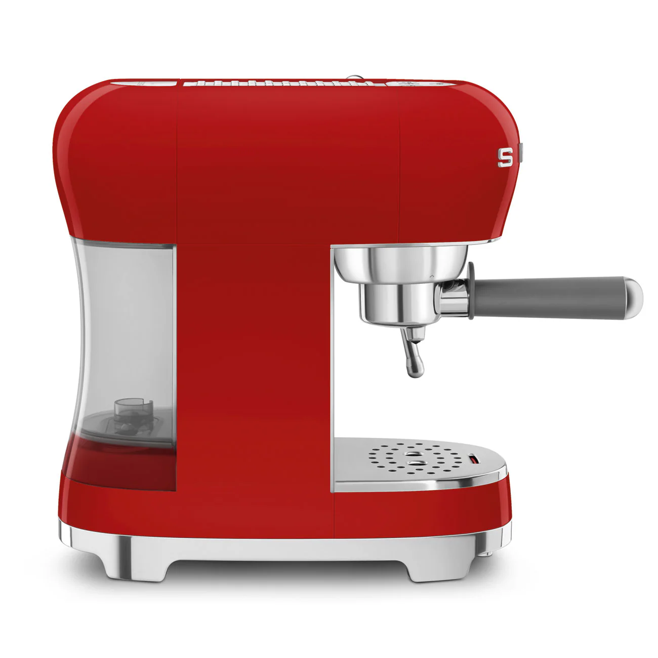 50's Style Espresso Coffee Machine - Red (ECF02RDAU) - Image 4