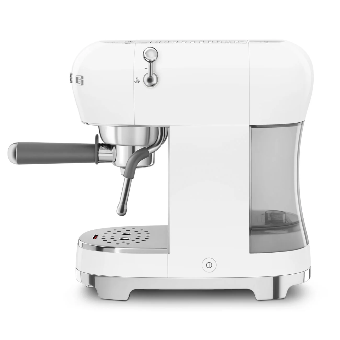 50's Style Espresso Coffee Machine - White (ECF02WHAU) - Image 4