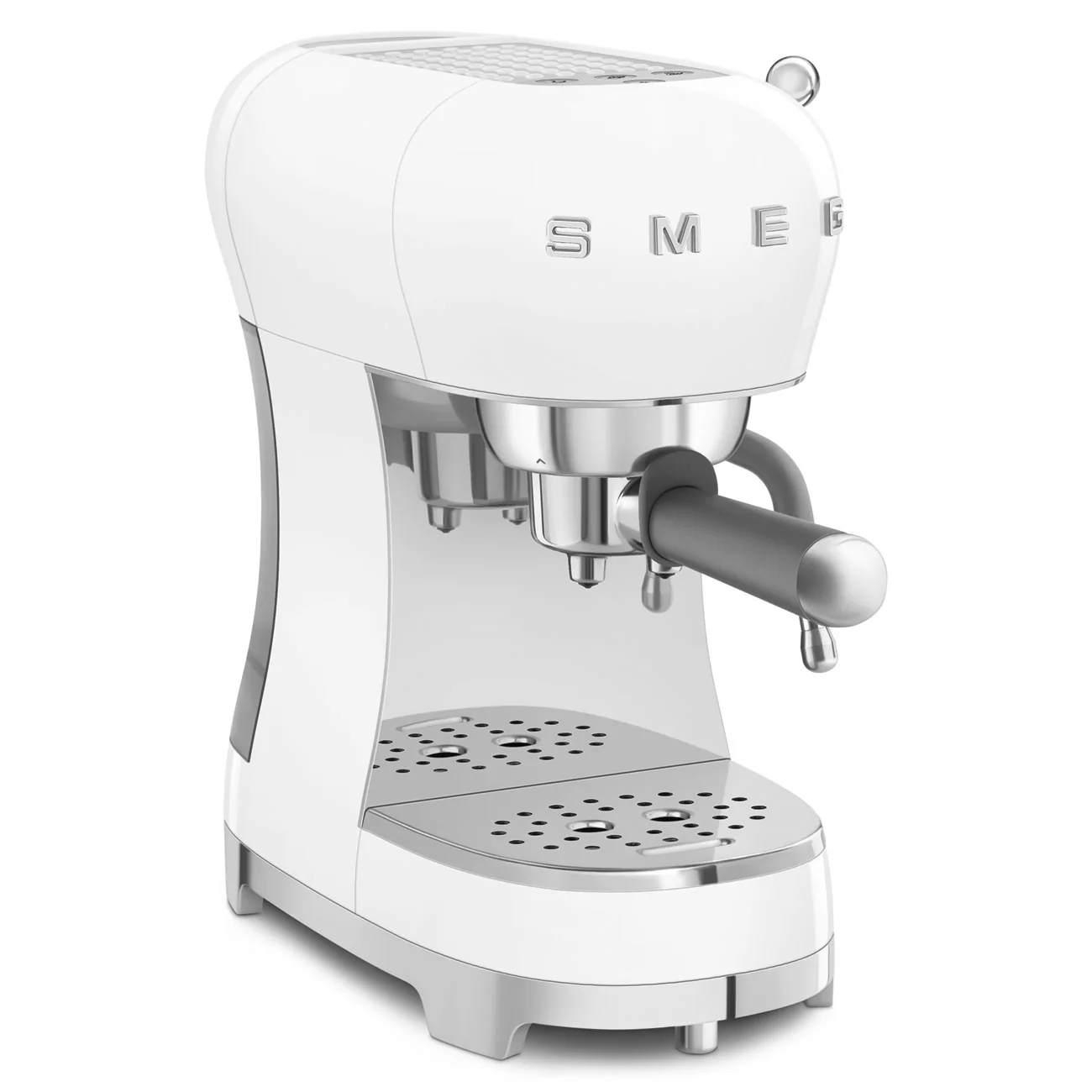 50's Style Espresso Coffee Machine - White (ECF02WHAU) - Image 7