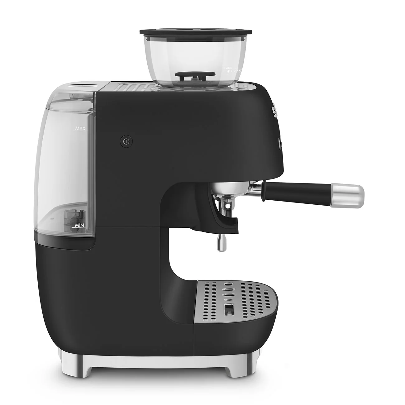 50's Style Espresso Coffee Machine with Grinder - Matte Black (EGF03BLMAU) - Image 3