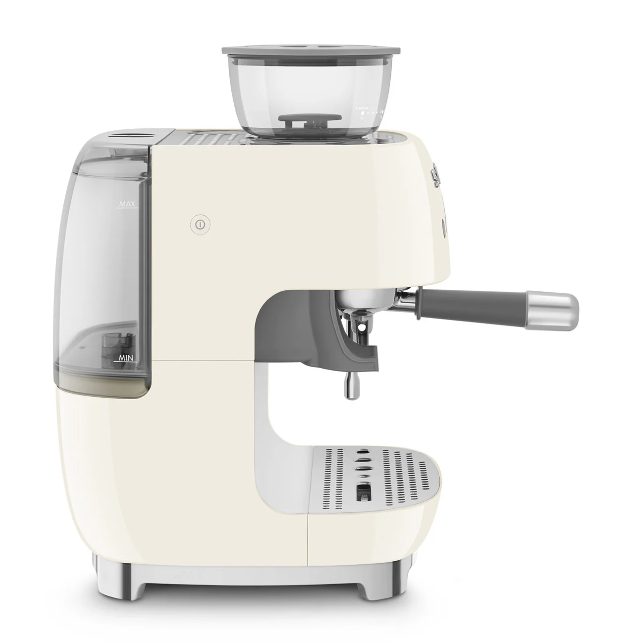 50's Style Espresso Coffee Machine with Grinder - Cream (EGF03CRAU) - Image 4
