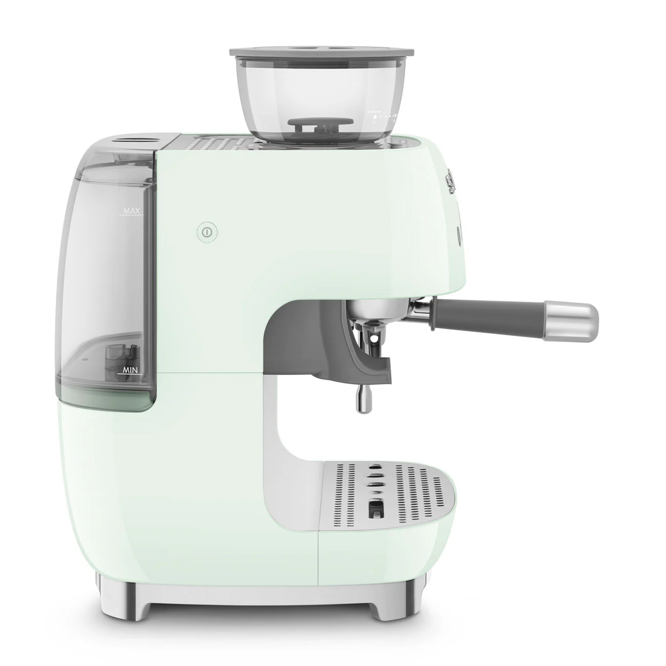 50's Style Espresso Coffee Machine with Grinder - Pastel Green (EGF03PGAU) - Image 3