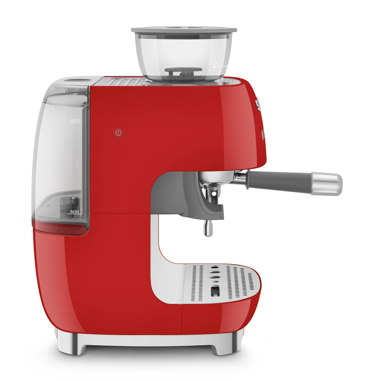 50's Style Espresso Coffee Machine with Grinder - Red (EGF03RDAU) - Image 3