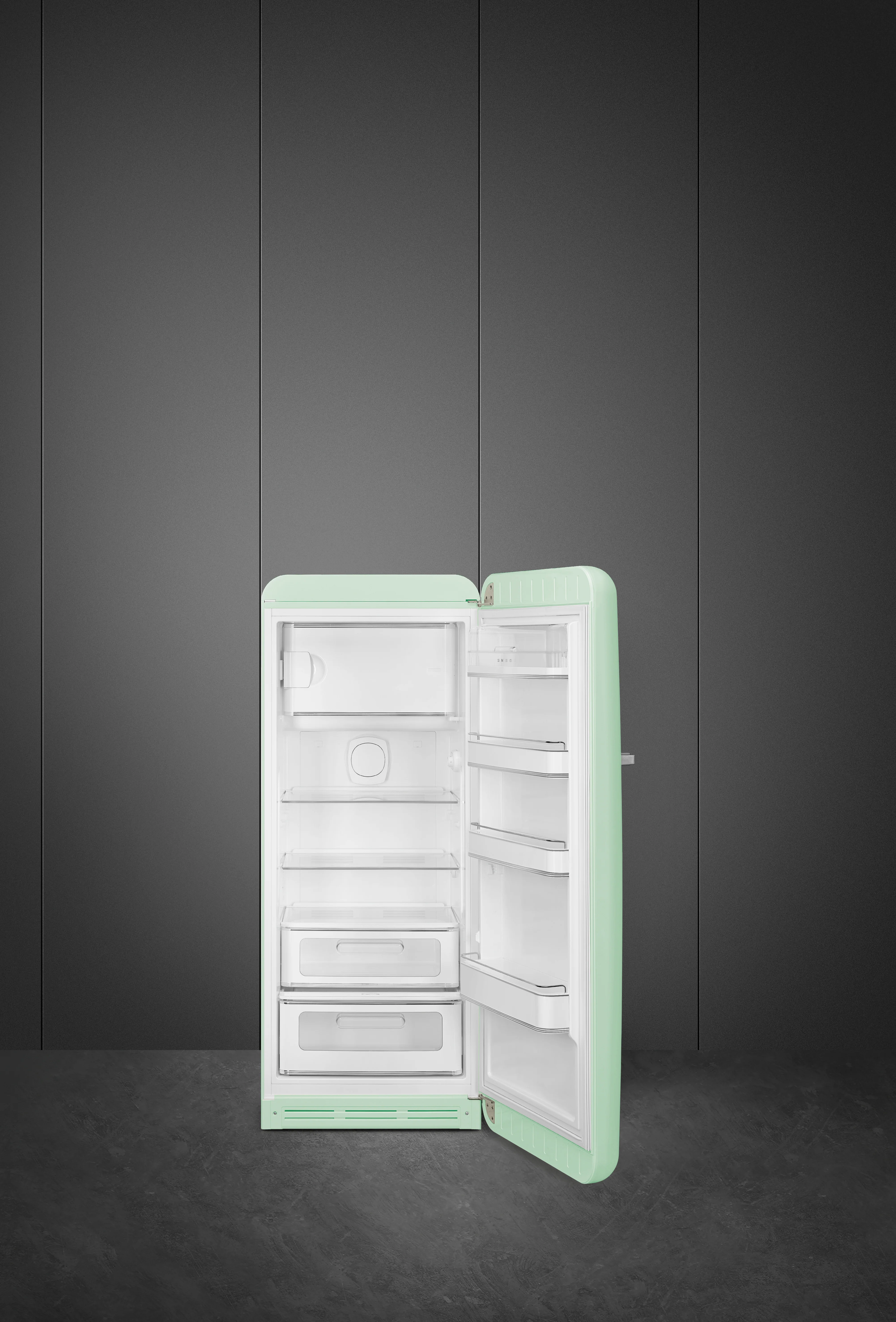 FAB28 50's Style 270L Retro Refrigerator Right Hand Hinge - Pastel Green (FAB28RPG5AU) - Image 7