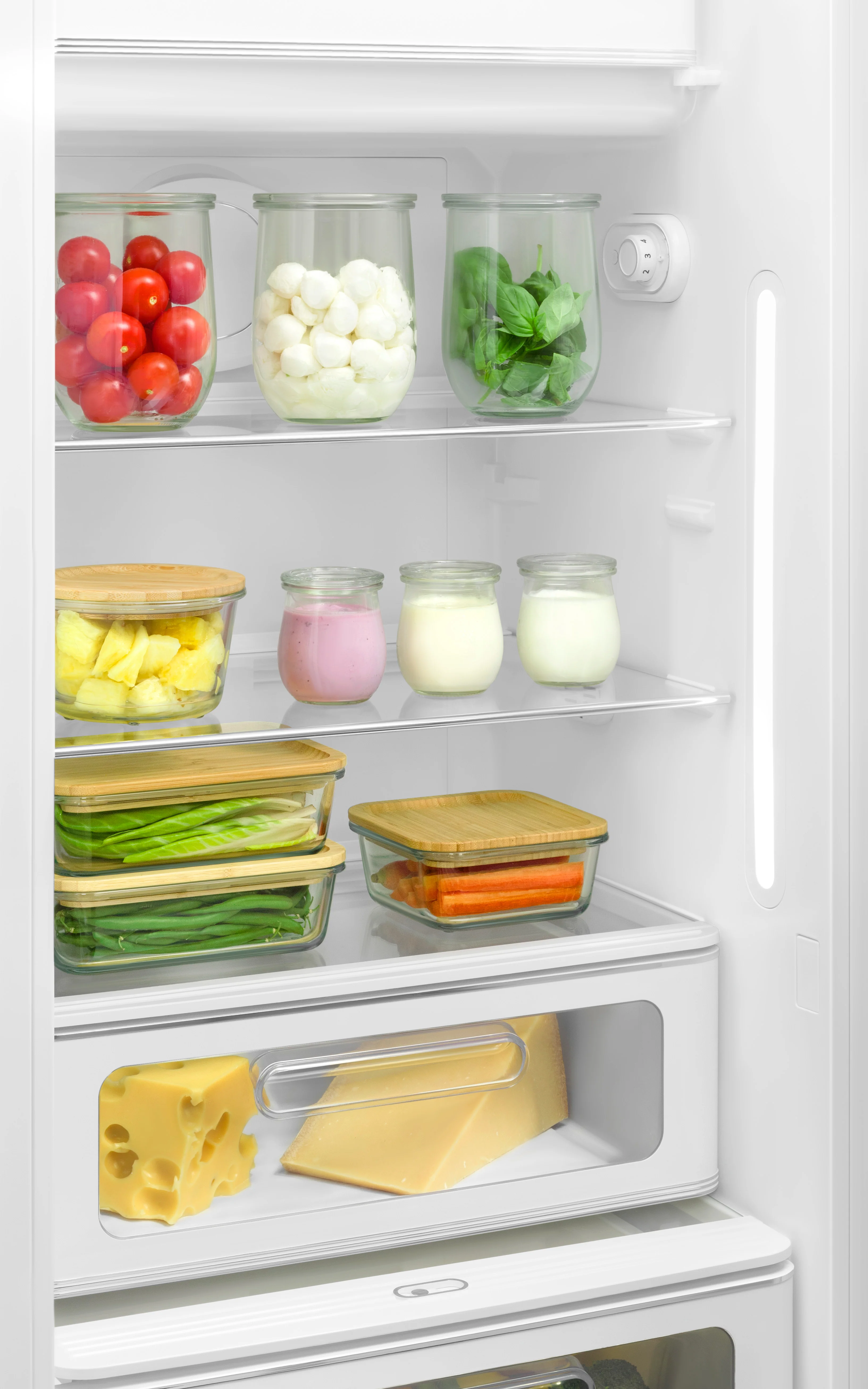 FAB28 50's Style 270L Retro Refrigerator Right Hand Hinge - White (FAB28RWH5AU) - Image 8