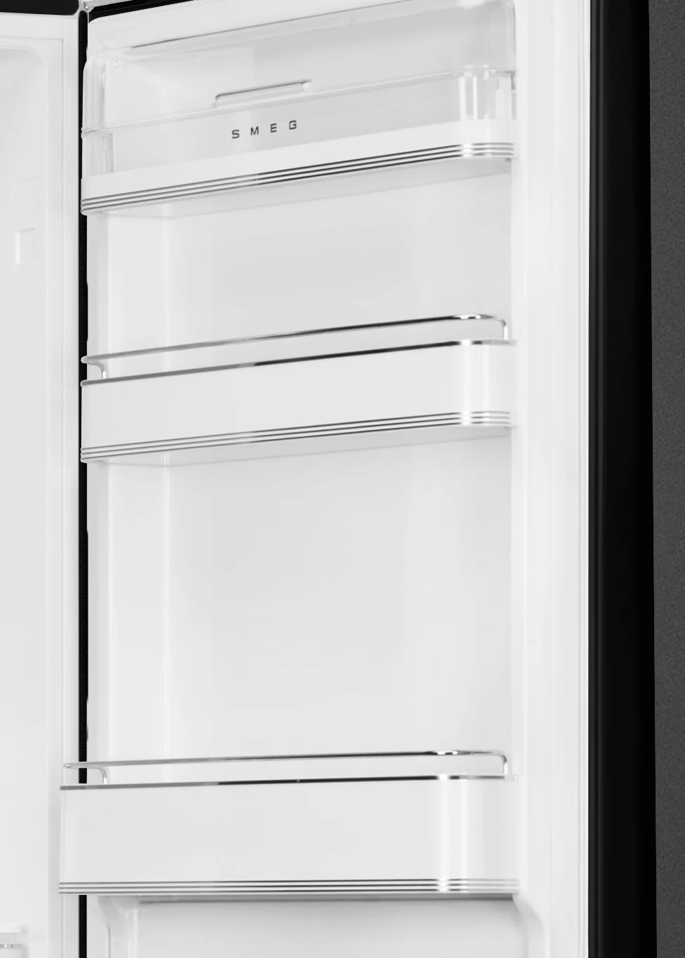 FAB32 50's Style 331L Retro Refrigerator Right Hand Hinge - Black (FAB32RBL5AU) - Image 2