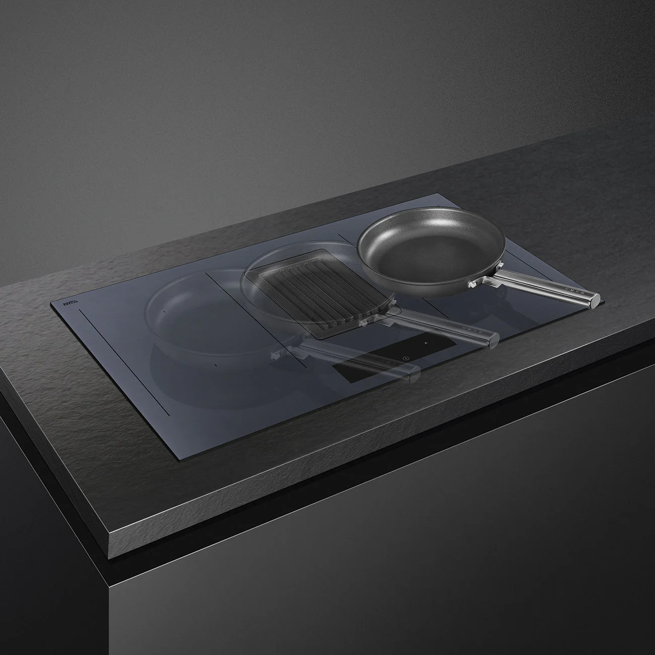 83cm Linea Integrated Induction Cooktop - Neptune Grey (HOBD182DG) - Image 3