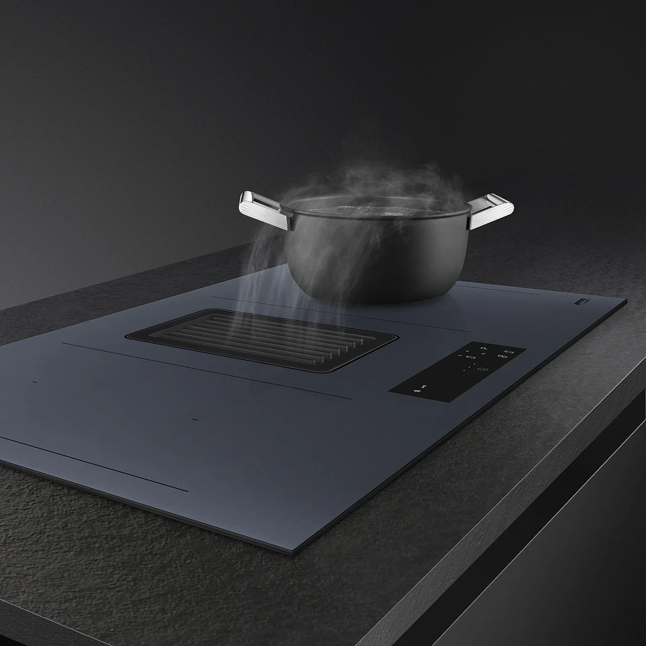 83cm Linea Integrated Induction Cooktop - Neptune Grey (HOBD182DG) - Image 4
