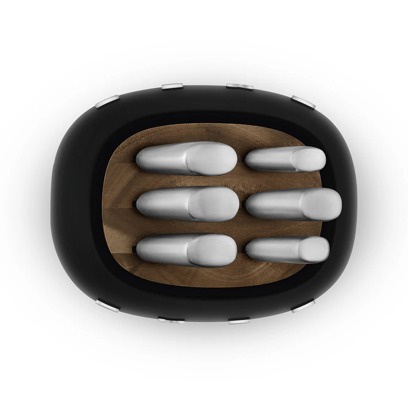 7PC Knife Block - Black (KBSF02BL) - Image 4