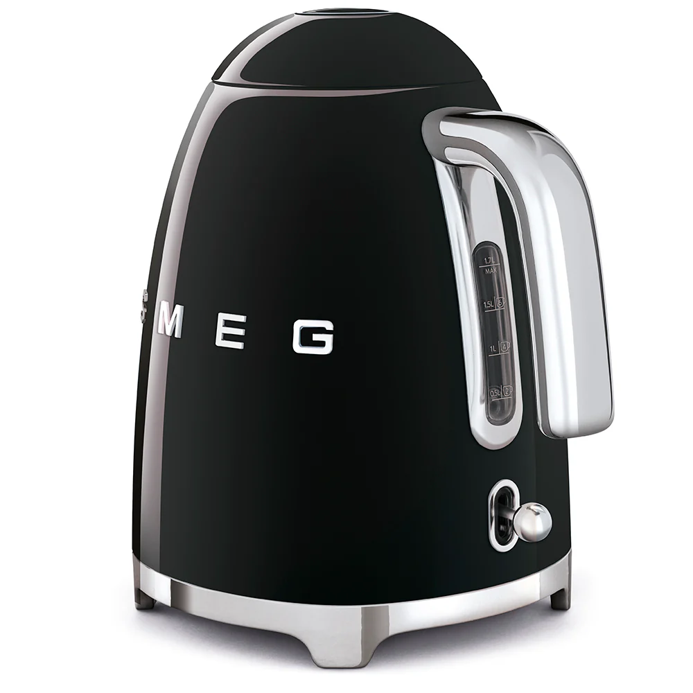 50's Style Kettle - Gloss Black (KLF03BLAU) - Image 3