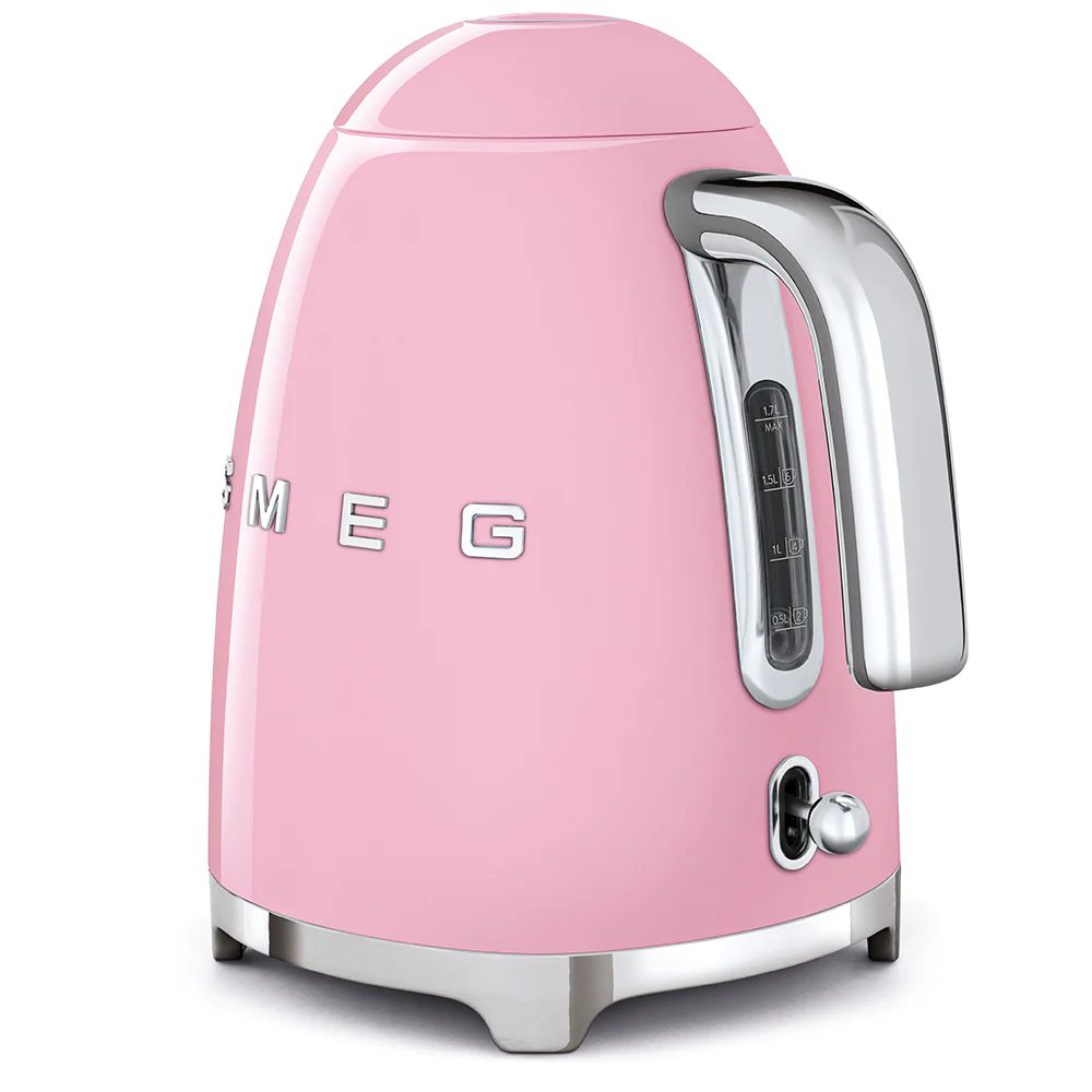 50's Style Kettle - Pastel Pink (KLF03PKAU) - Image 3