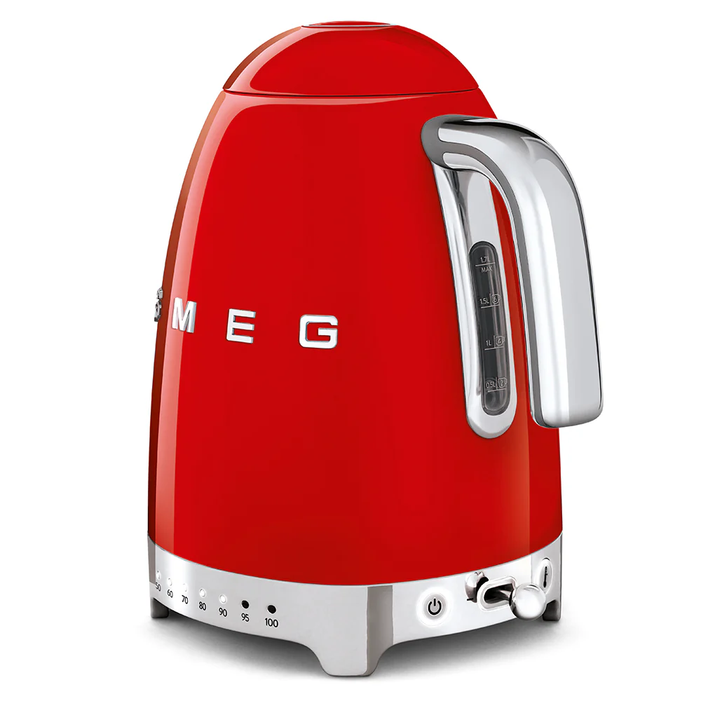 50's Style Variable Temperature Kettle - Red (KLF04RDAU) - Image 3