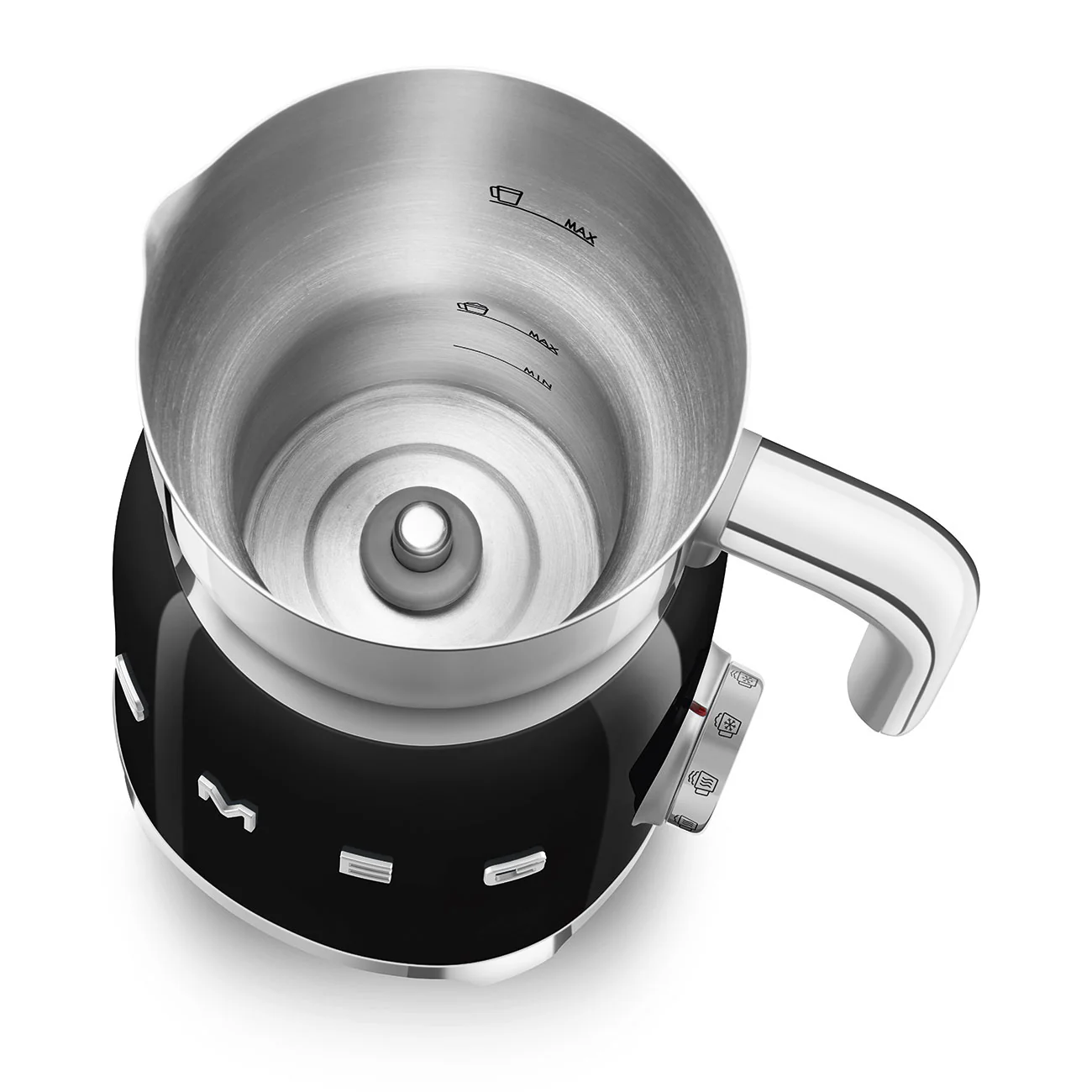 50's Style Milk Frother - Black (MFF01BLAU) - Image 6