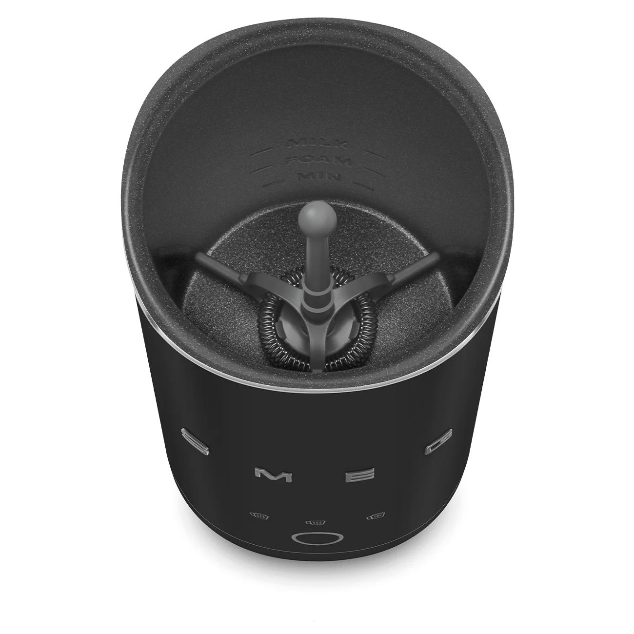 50's Style Mini Milk Frother - Matte Black (MFF02BLMAU) - Image 4